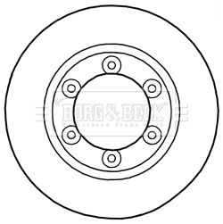 BORG & BECK Тормозной диск BBD5290